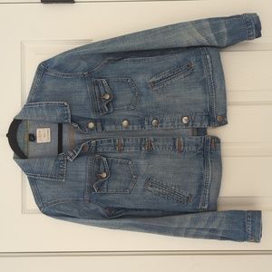 J.Crew Short Denim Blue Jacket in Size Small